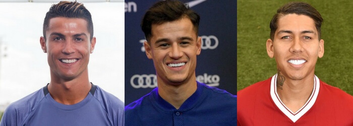 6 futbolistas que arreglaron sus dientes para mejorar su aspecto